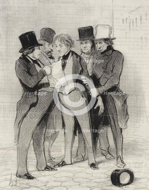 Gibier qui peut être chassé en toutes les saisons, 1845. Creator: Honore Daumier.