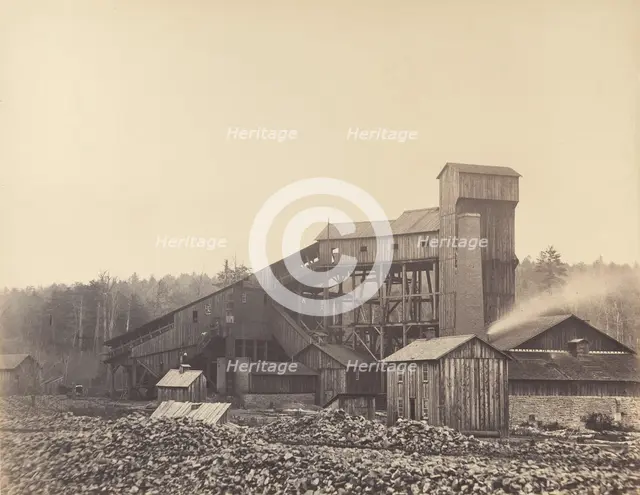 Gibson's Breaker, Rushdale, Pennsylvania, 1860s. Creator: Thomas H. Johnson.