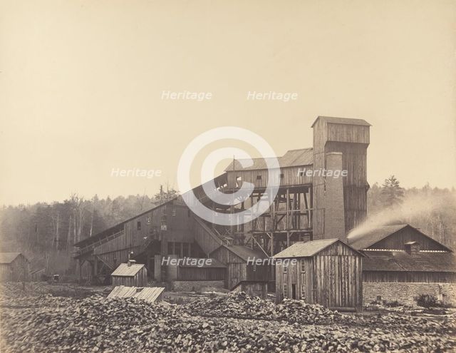 Gibson's Breaker, Rushdale, Pennsylvania, 1860s. Creator: Thomas H. Johnson.