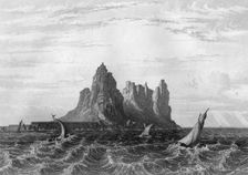 Gibraltar, 1857.Artist: H Winkles