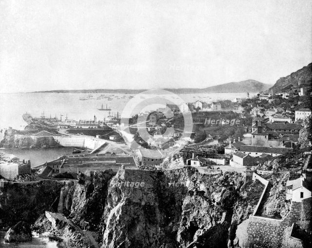 Gibraltar, 1893.Artist: John L Stoddard
