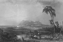 Gibraltar, From Algeziras 1840. Artist: Joseph Clayton Bentley