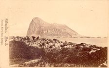 Gibraltar, From Fort Filipe, 19th century. Creator: Anon