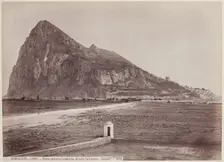 Gibraltar, General View from the Boundary, between 1875 and 1900. Creator: Juan Laurent