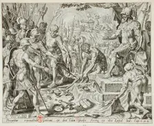 Gideon Receiving a Share from the Spoil, 1561. Creator: Unknown