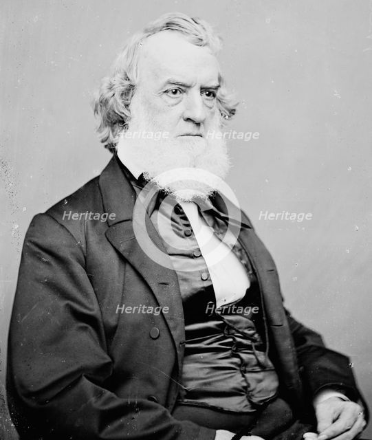 Gideon Welles, between 1855 and 1865. Creator: Unknown.