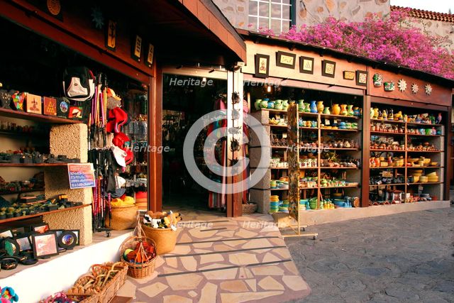 Gift and craft shop, Masca, Tenerife, Canary Islands, 2007. Creator: Peter Thompson.