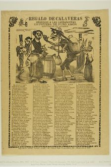 Gift from Calaveras, 1910. Creator: José Guadalupe Posada