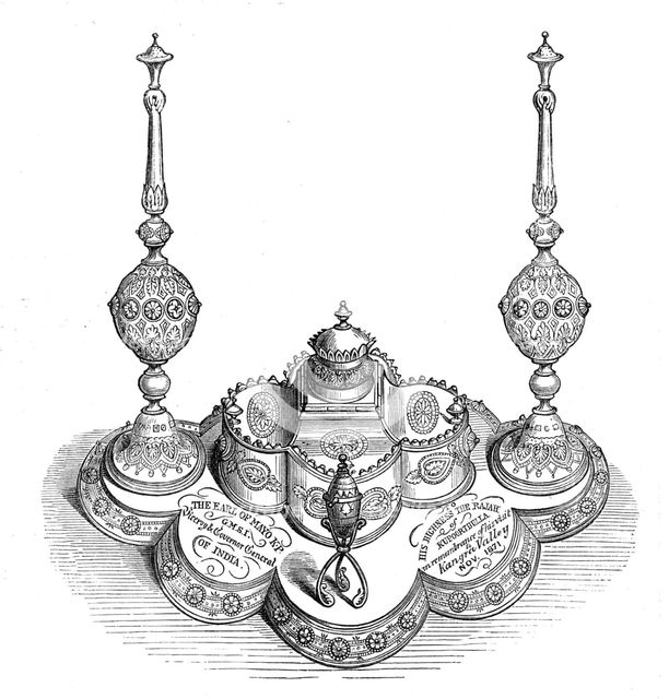 Gift of the late Earl of Mayo to the Rajah of Kuppoorthulla, 1872. Creator: Unknown.