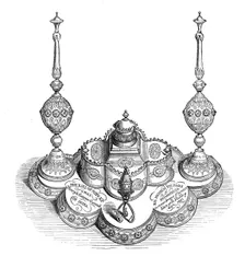 Gift of the late Earl of Mayo to the Rajah of Kuppoorthulla, 1872. Creator: Unknown