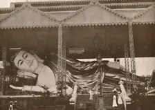 Gigantic Reclining Figure of Buddha, Pegu 1900. Creator: Unknown