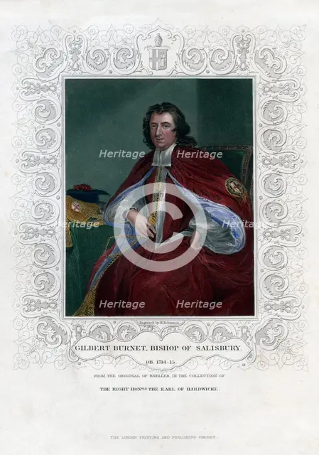 Gilbert Burnet, Scottish theologian and historian, (19th century). Artist: H Robinson