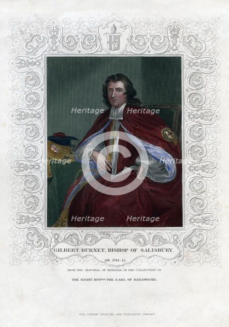 Gilbert Burnet, Scottish theologian and historian, (19th century). Artist: H Robinson