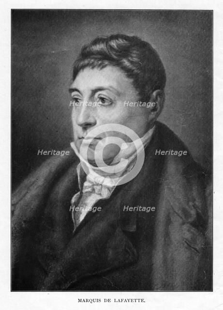 Gilbert du Motier, Marquis de Lafayette, French military leader and statesman, 20th century. Artist: Unknown