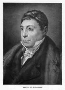 Gilbert du Motier, Marquis de Lafayette, French military leader and statesman, 20th century