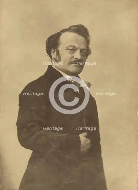 Gilbert Duprez, tenor, opera, 1855-1859.  Creator: Nadar.