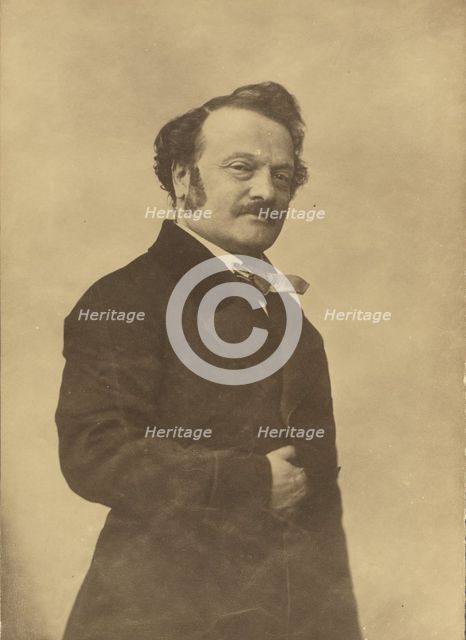 Gilbert Duprez, tenor, opera, 1855-1859.  Creator: Nadar.