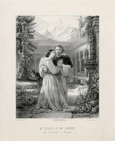 Gilbert Duprez und Rosine Stoltz as Fernand and Léonor in the Opera La favorite by Gaetano..., c.184 Creator: Desmaisons, Émile (1812-1880)