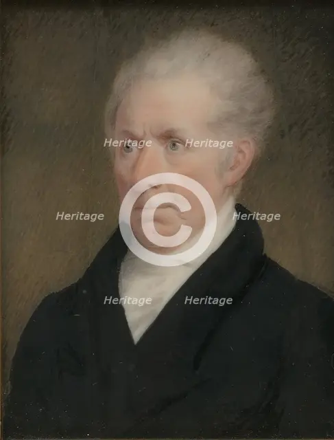 Gilbert Stuart, ca. 1825. Creator: Sarah Goodridge.