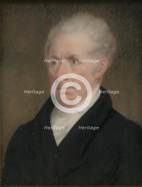 Gilbert Stuart, ca. 1825. Creator: Sarah Goodridge.
