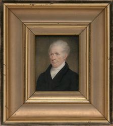 Gilbert Stuart, ca. 1825. Creator: Sarah Goodridge