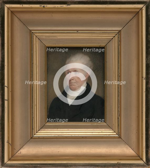 Gilbert Stuart, ca. 1825. Creator: Sarah Goodridge.