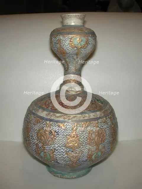 Gilded Mina'i Ceramic, Iran, late 12th-early 13th century. Creator: Unknown.