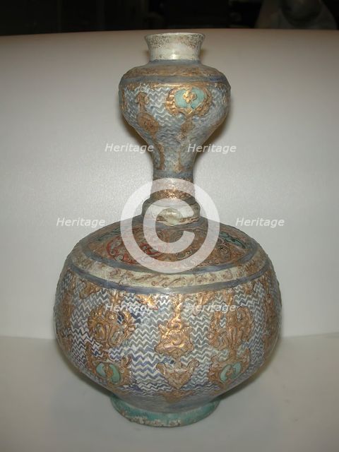 Gilded Mina'i Ceramic, Iran, late 12th-early 13th century. Creator: Unknown.