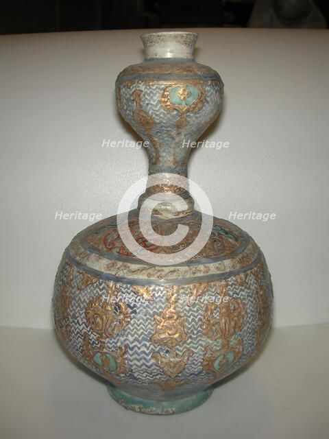 Gilded Mina'i Ceramic, Iran, late 12th-early 13th century. Creator: Unknown.