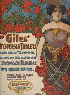 Giles dyspepsia tablets, c1895 - 1917. Creator: Unknown
