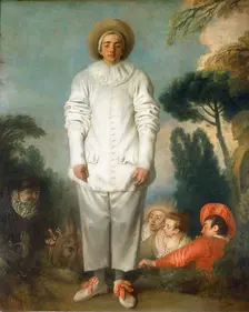 Gilles - Pierrot 1718-1719. Artist: Jean-Antoine Watteau