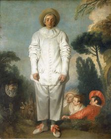 Gilles - Pierrot 1718-1719. Artist: Jean-Antoine Watteau