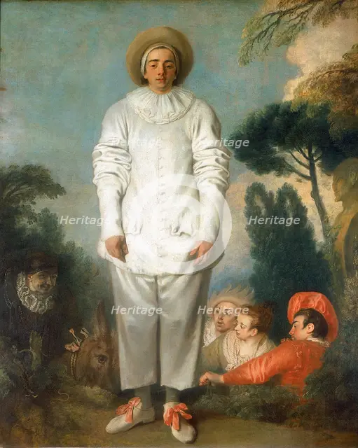 'Gilles - Pierrot', 1718-1719.  Artist: Jean-Antoine Watteau