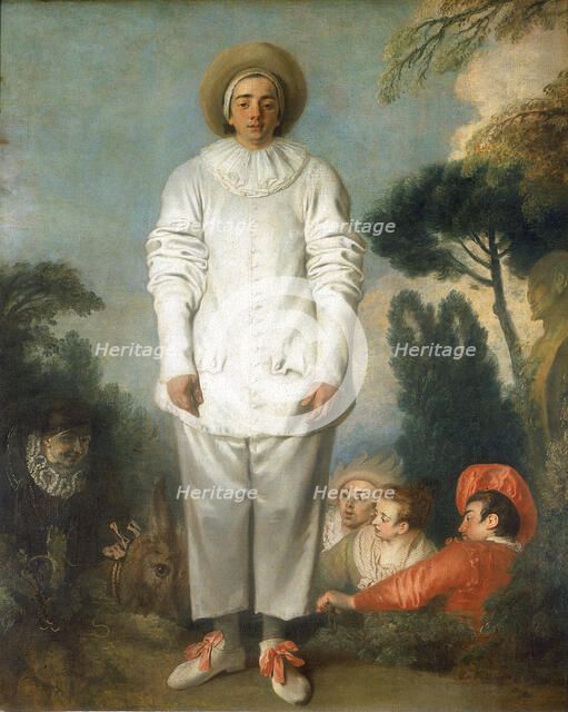 'Gilles - Pierrot', 1718-1719.  Artist: Jean-Antoine Watteau