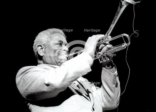Gillespie Dizzy, Royal Festival Hall, London, July 1985.  Artist: Brian O'Connor