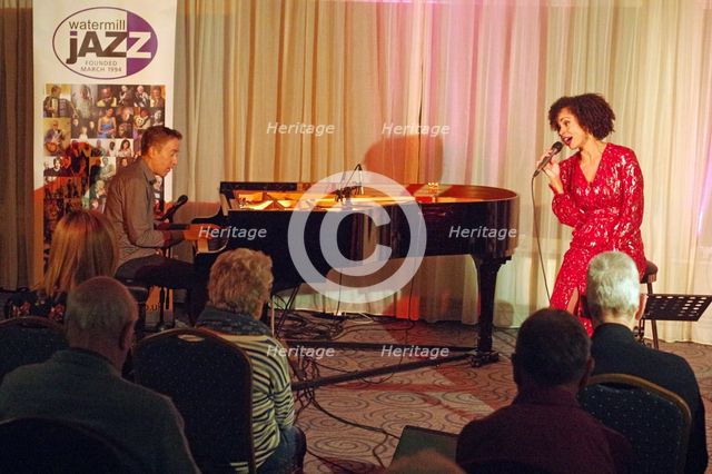 Gillian Margot – Geoff Keezer Duo, Watermill Jazz Club, Dorking, Surrey, 2 Sept 2025 Creator: Brian O'Connor.