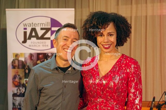 Gillian Margot – Geoff Keezer Duo, Watermill Jazz Club, Dorking, Surrey, 2 Sept 2025 Creator: Brian O'Connor.
