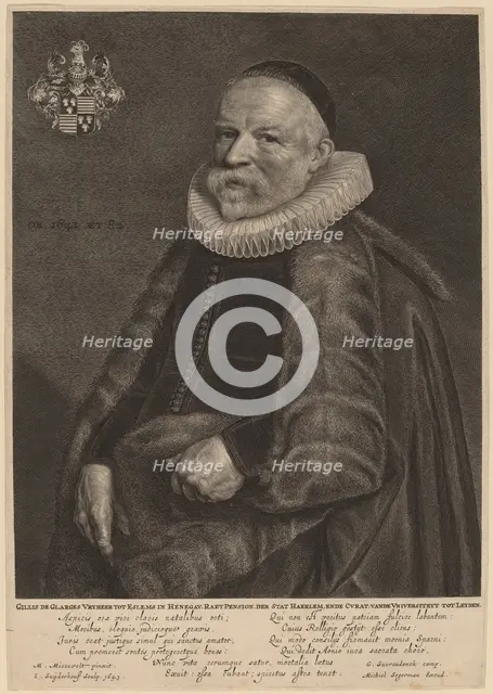 Gillis de Glarges, 1643. Creator: Jonas Suyderhoef.