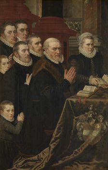 Gillis de Smidt and Seven Children, 1575. Creator: Adriaen Thomasz Key