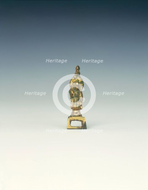 Gilt bronze Avalokitesvara, Sui dynasty, China, 581-618 AD. Creator: Unknown.