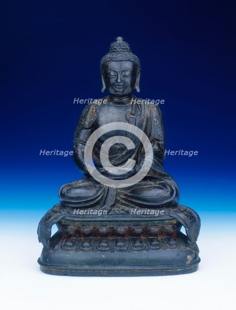 Gilt-bronze Buddha, Ming dynasty, China, 1533-1534. Creator: Unknown.