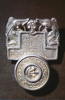 Gilt brooch, Germanic Iron Age, c500