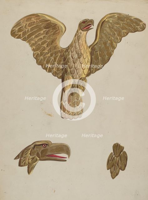 Gilt Eagle, c. 1936. Creator: James Vail.