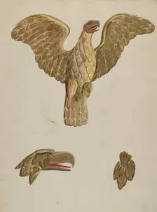 Gilt Eagle, c. 1936. Creator: James Vail