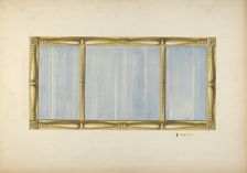 Gilt Mirror, c. 1937. Creator: Robert Stewart