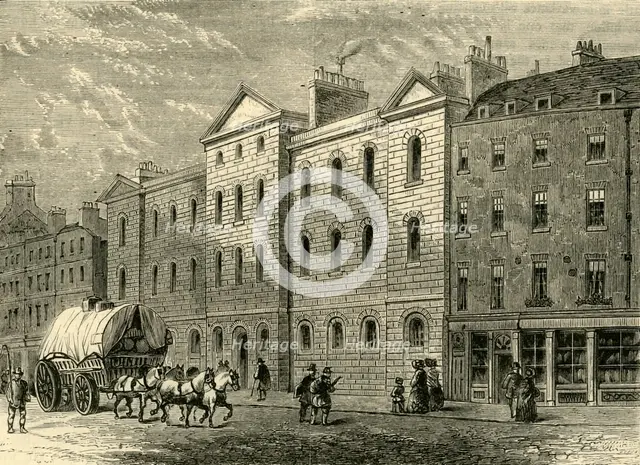 'Giltspur Street Compter, 1840', (c1872). Creator: Unknown.