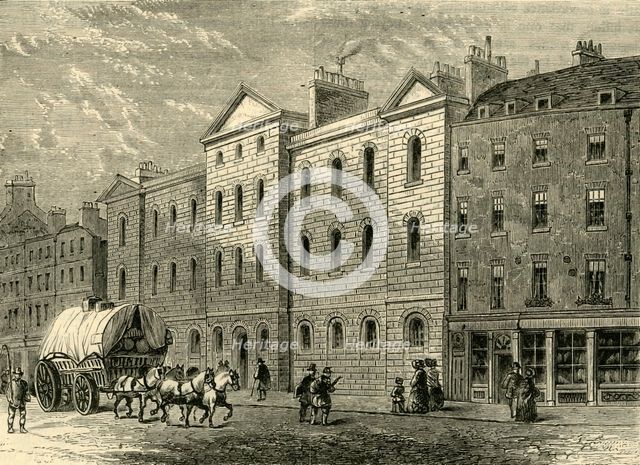 'Giltspur Street Compter, 1840', (c1872). Creator: Unknown.