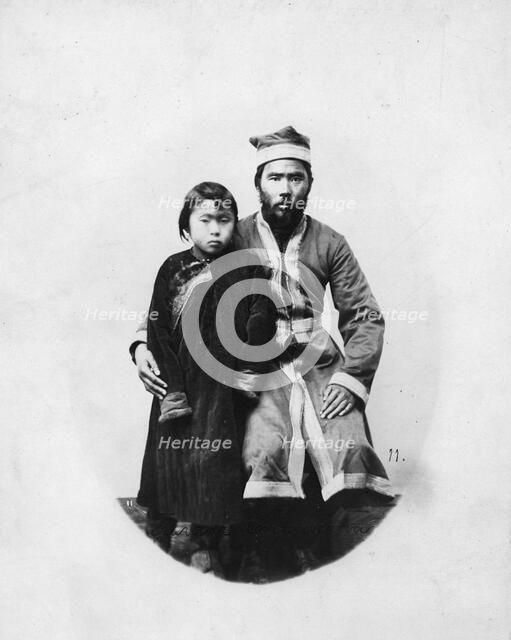 Gilyak, wearing a kaftan, 1865-1871. Creator: VV Lanin.