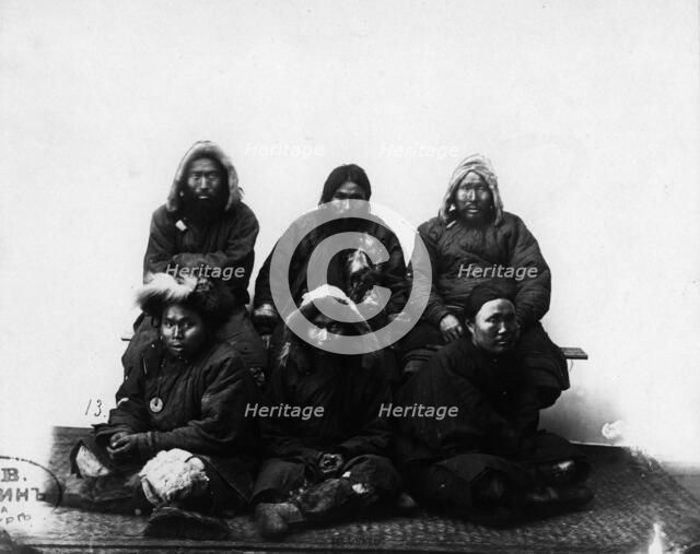 Gilyaks from Sakhalin Island, 1865-1871. Creator: VV Lanin.