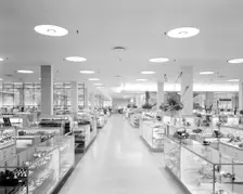 Gimbel Brothers, business in Cross County Center, Yonkers, New York, 1955. Creator: Gottscho-Schleisner, Inc